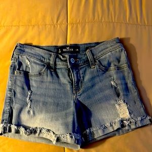 Hollister jean shorts